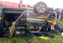 Tiper Truck Crushed 7 Cars at Awoshie