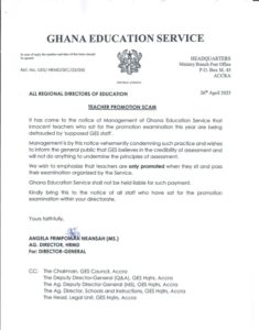 Teachers Promotion Scam Alert