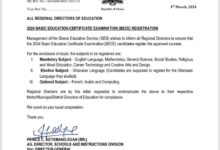 2024 BECE Registration and Subject Selection